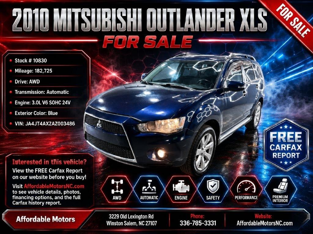 Mitsubishi Outlander SE 4WD 2010