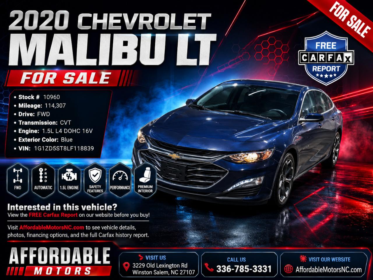 Chevrolet Malibu LT 2020