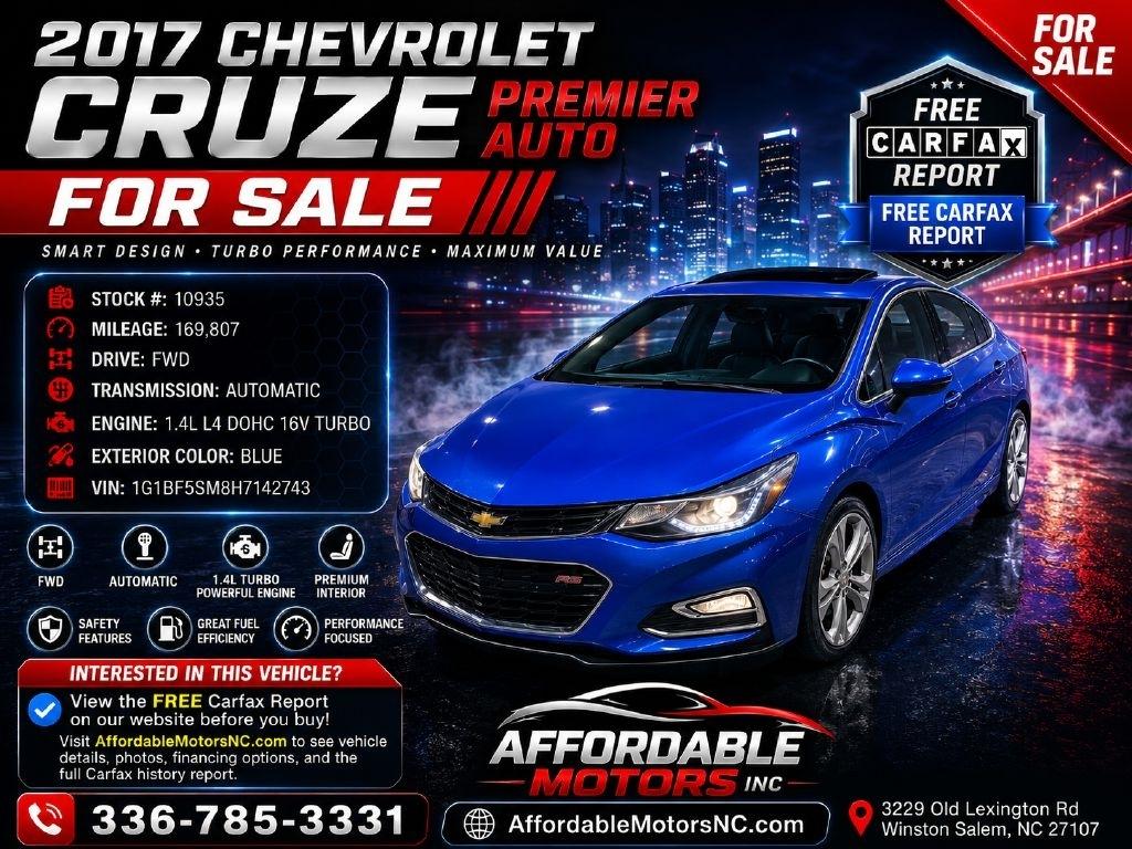 2017 Chevrolet Cruze Premier Auto