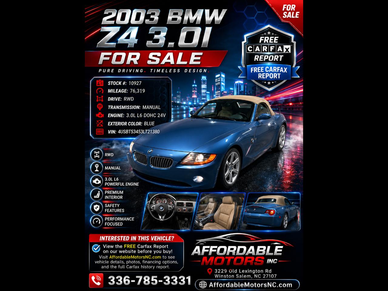 2003 BMW Z4 3.0i