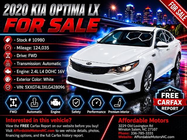 Silver 2020 Kia Optima Sedan Front-Wheel Drive Automatic