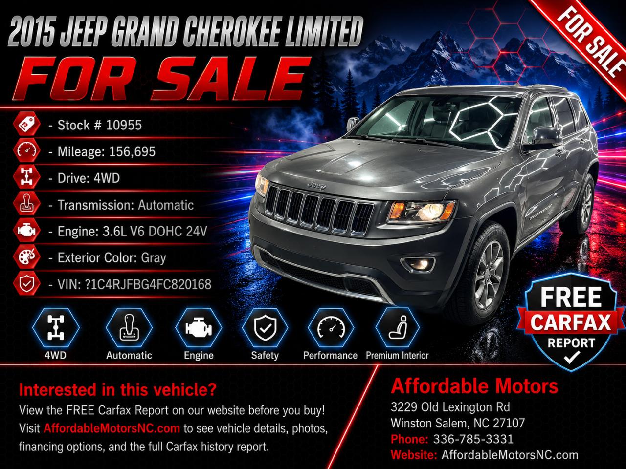 2015 Jeep Grand Cherokee Limited 4WD