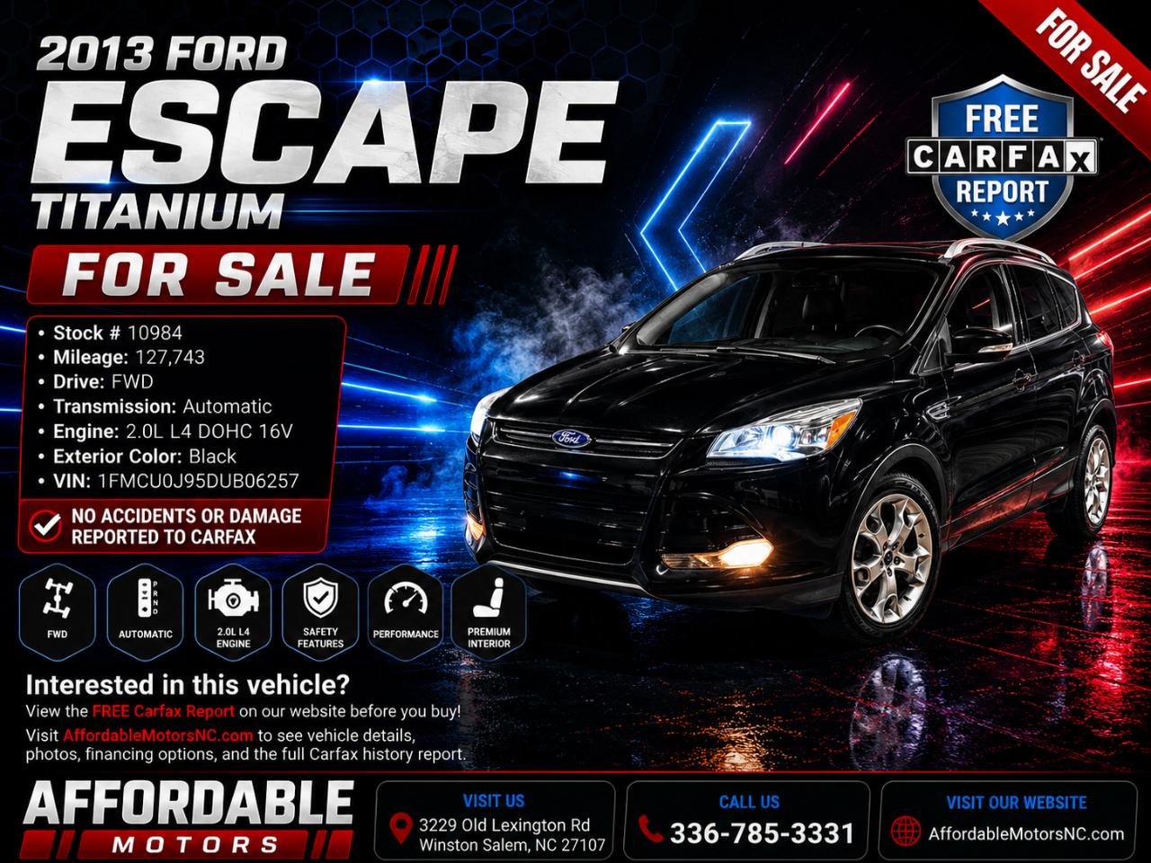 2013 Ford Escape Titanium FWD