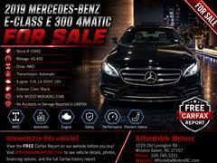 2019 Mercedes-Benz E-Class 