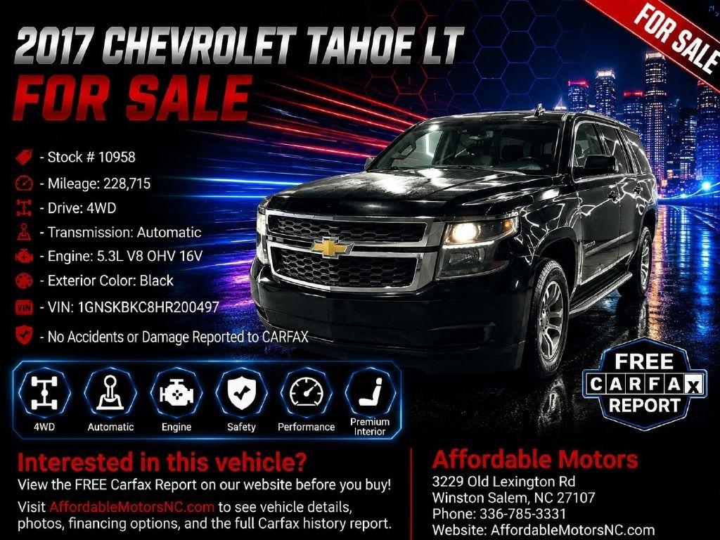 2017 Chevrolet Tahoe LT 4WD