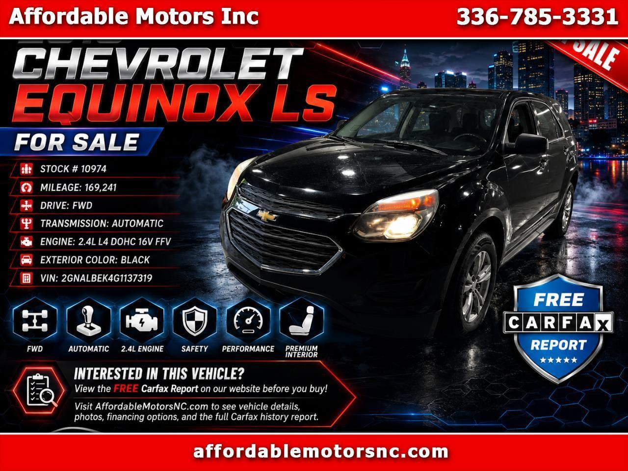 2016 Chevrolet Equinox LS 2WD