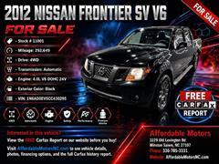 2012 Nissan Frontier 