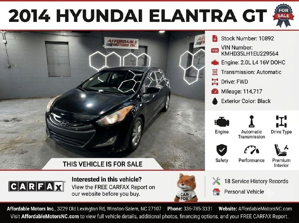 2014 Hyundai Elantra GT A/T