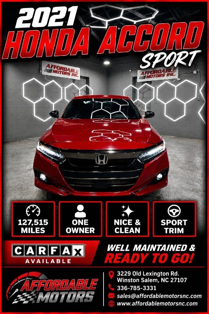 Honda Accord Sport CVT 2021
