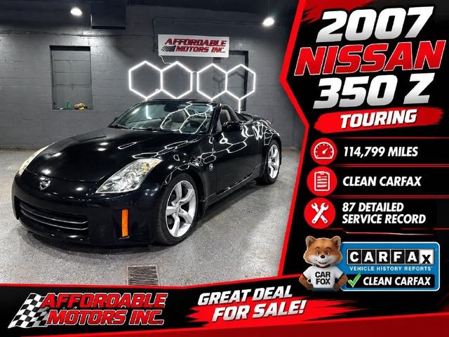 Black 2007 Nissan 350Z Coupe Rear-Wheel Drive Automatic
