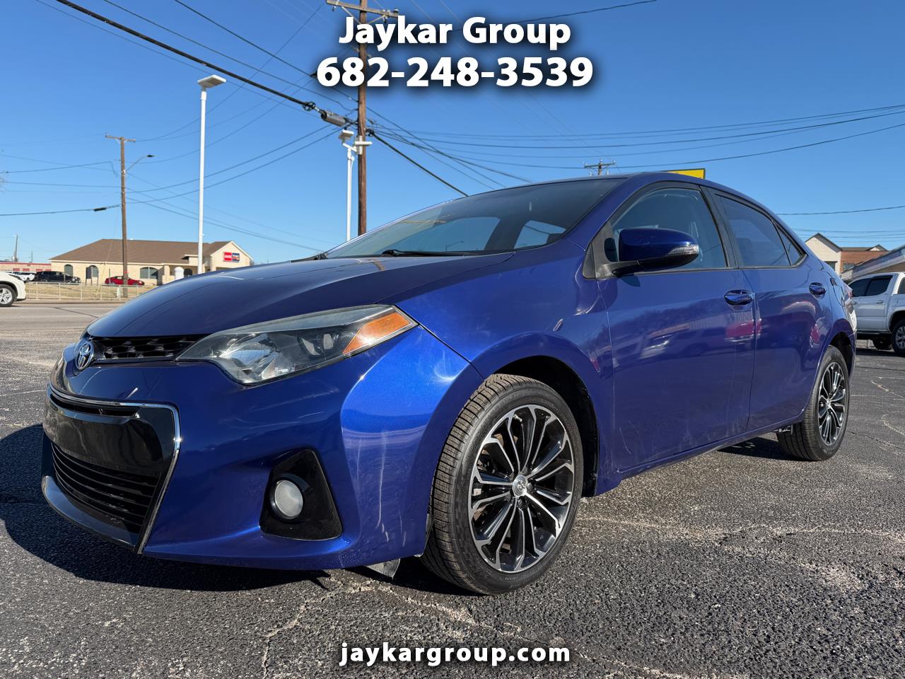 Toyota Corolla S Plus 4D Sedan 2016