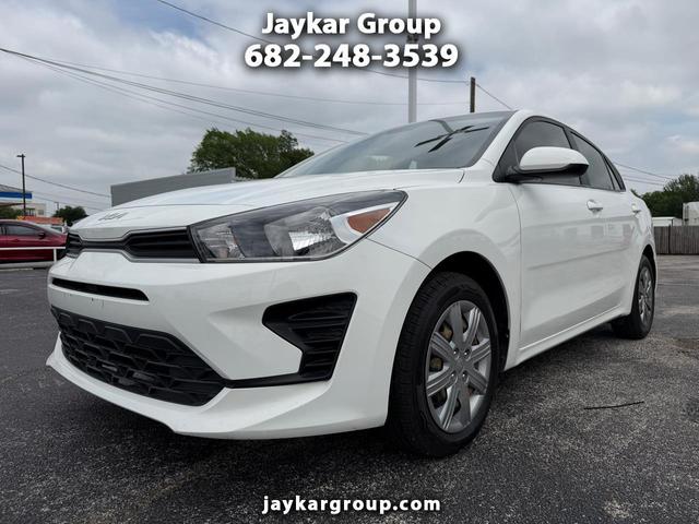 White 2023 Kia Rio LX FWD Sedan Front-Wheel Drive Automatic