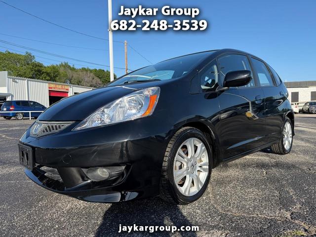 Black 2010 Honda Fit Sport Hatchback Front-Wheel Drive Automatic