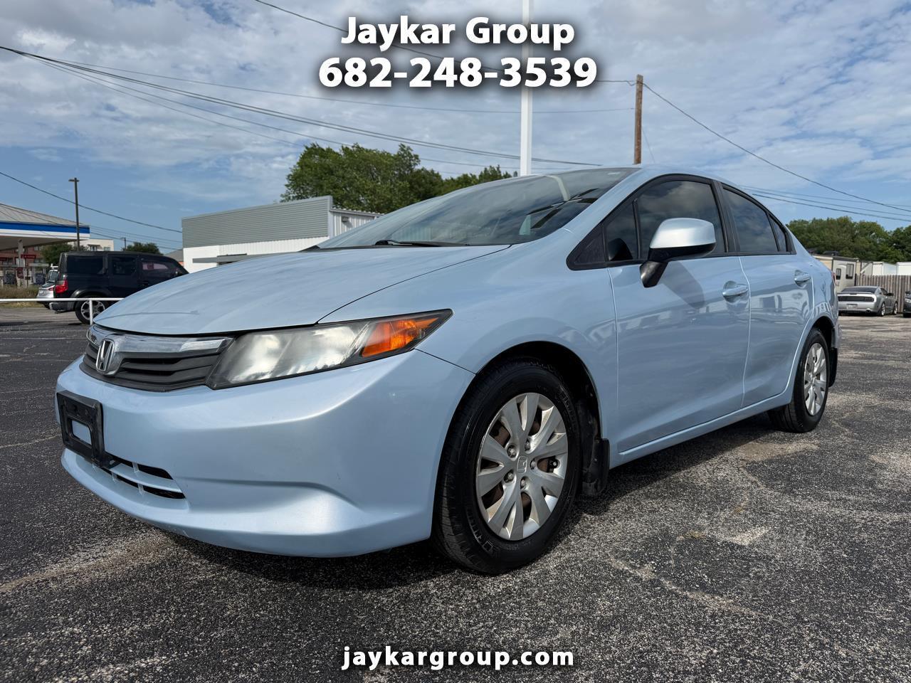 2012 Honda Civic LX Sedan 5-Speed AT