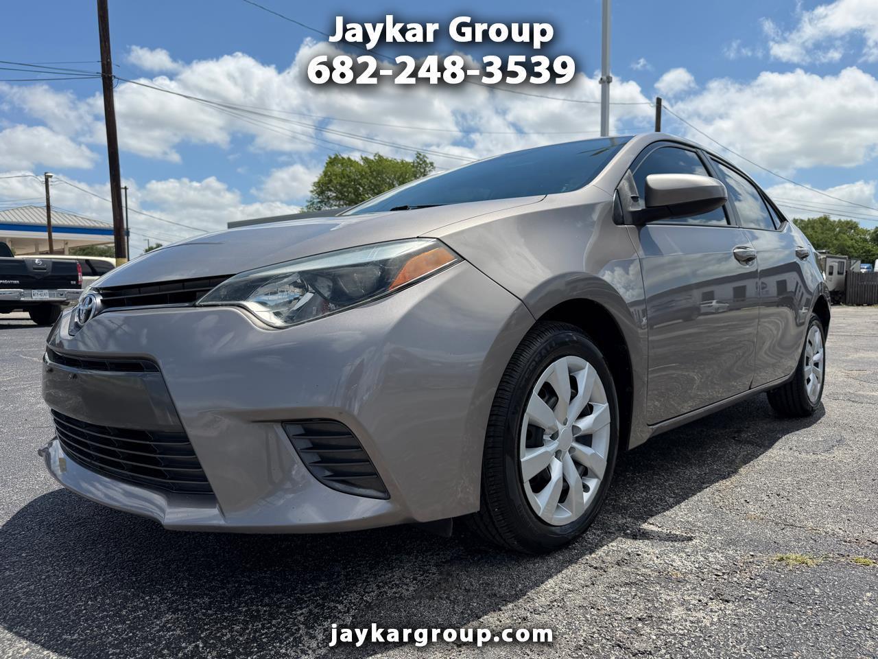 Toyota Corolla LE 2016