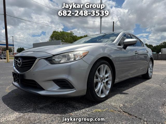 Silver 2015 Mazda MAZDA6 Sedan Front-Wheel Drive 6-Speed Manual