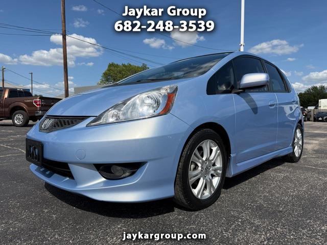 Blue 2009 Honda Fit Hatchback Front-Wheel Drive Automatic
