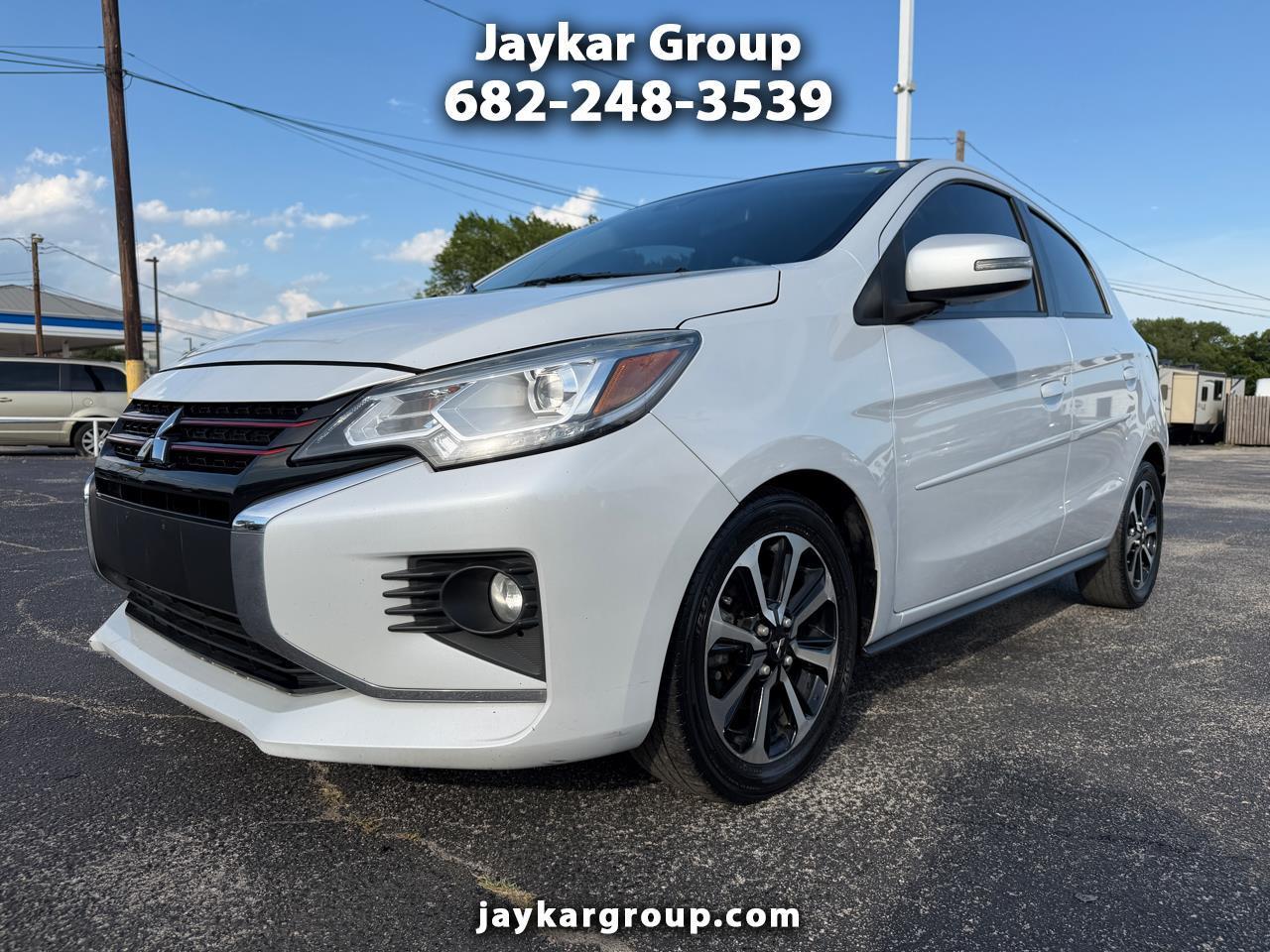 White 2022 Mitsubishi Mirage Hatchback Front-Wheel Drive Automatic