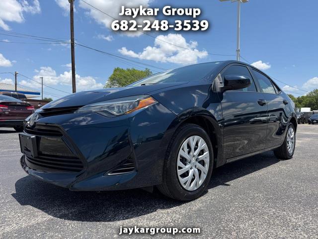 Blue 2019 Toyota Corolla Sedan Front-Wheel Drive Automatic