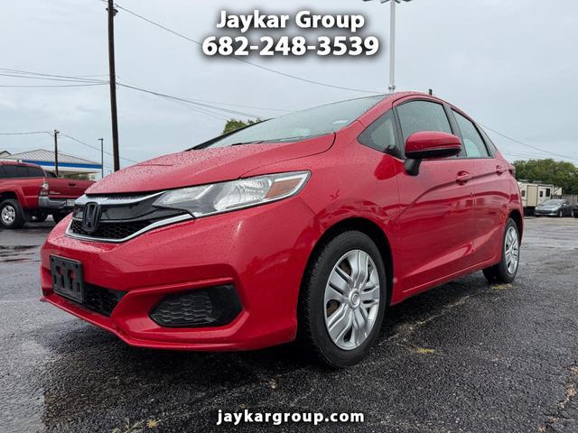 Red 2019 Honda Fit Hatchback Front-Wheel Drive Continuously Variable Transmission