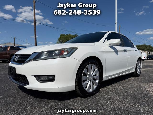 White 2015 Honda Accord Sedan Front-Wheel Drive Continuously Variable Transmission