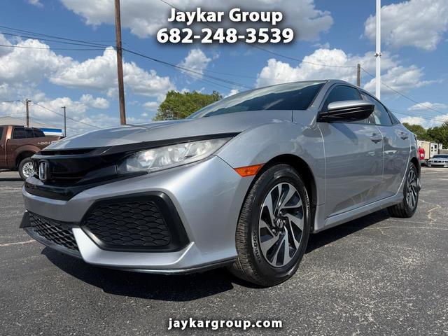 Silver 2017 Honda Civic Hatchback Hatchback Front-Wheel Drive 6-Speed Manual