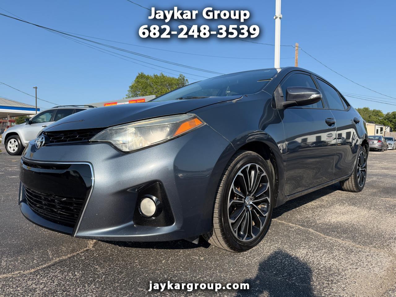Gray 2014 Toyota Corolla Sedan Front-Wheel Drive Automatic