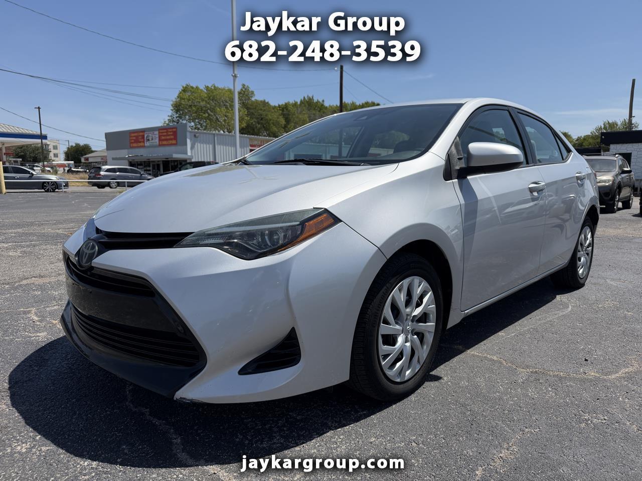 Silver 2017 Toyota Corolla Sedan Front-Wheel Drive Automatic
