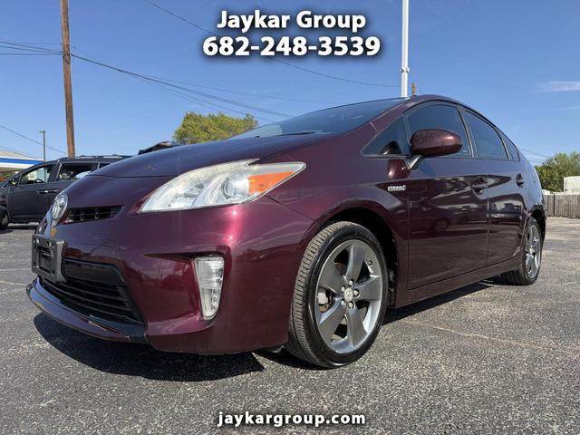 Red (MAROON) 2013 Toyota Prius Hatchback Front-Wheel Drive Continuously Variable Transmission