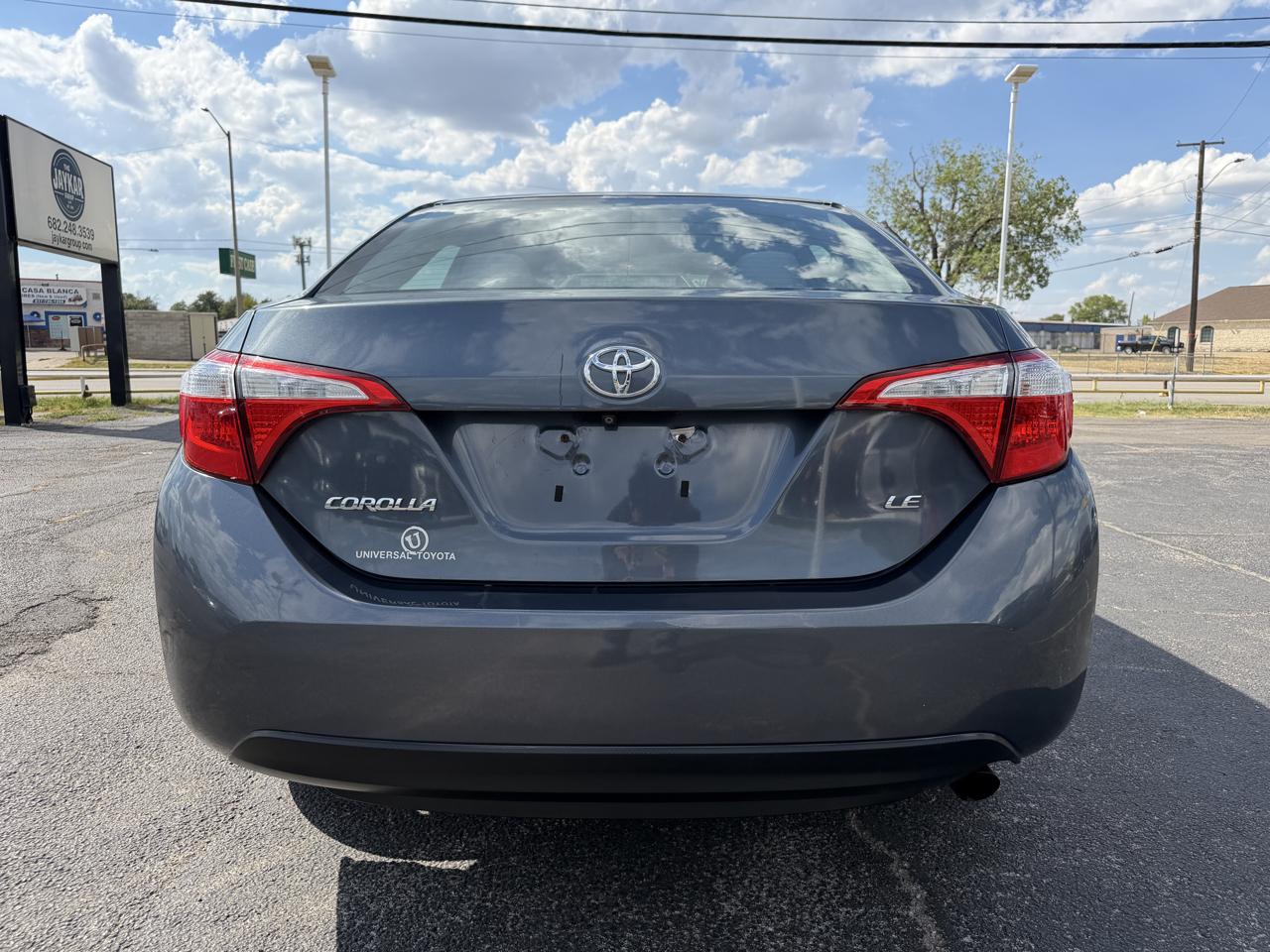 Toyota Corolla LE CVT 2015