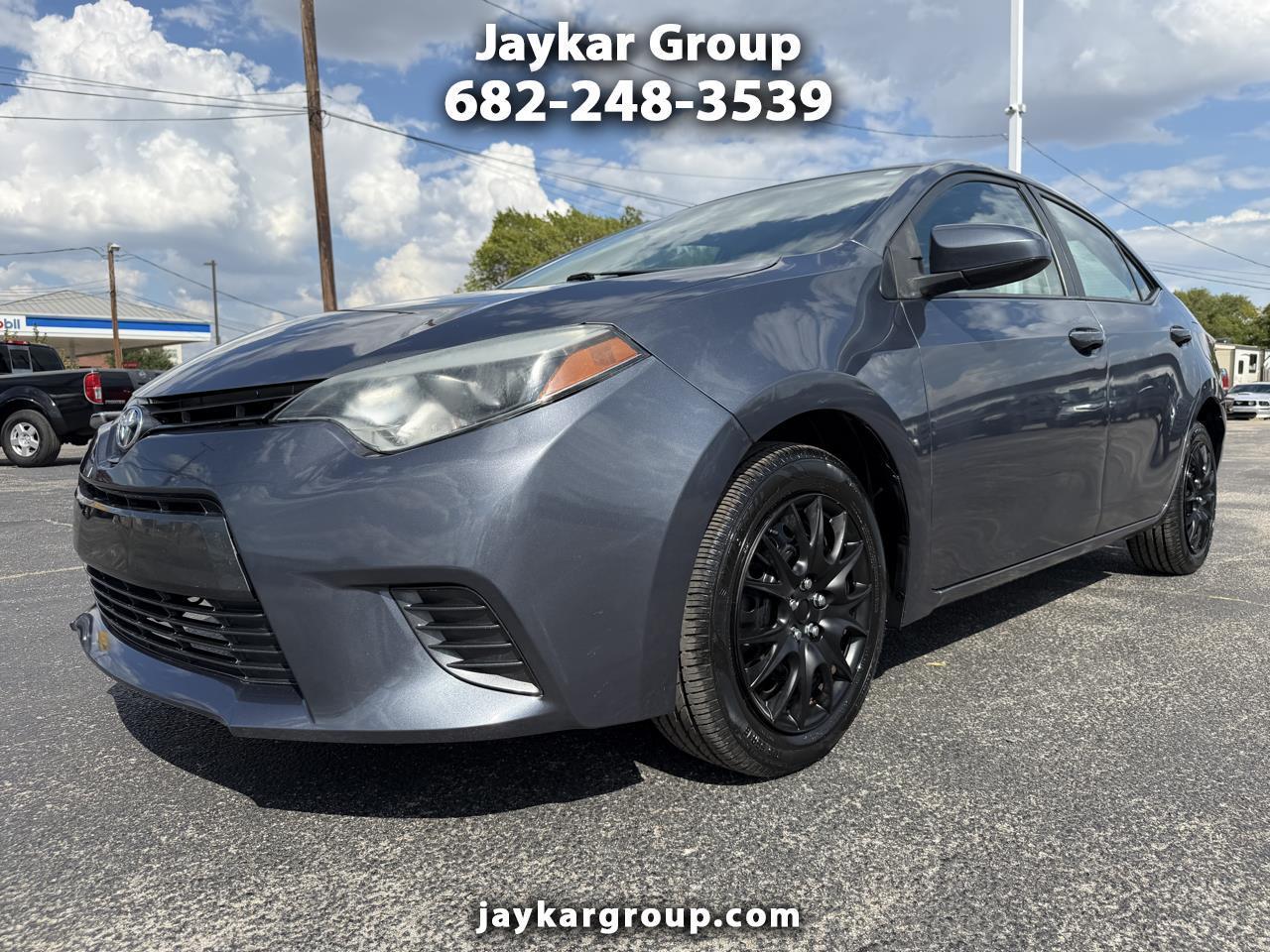 Gray 2015 Toyota Corolla Sedan Front-Wheel Drive Automatic
