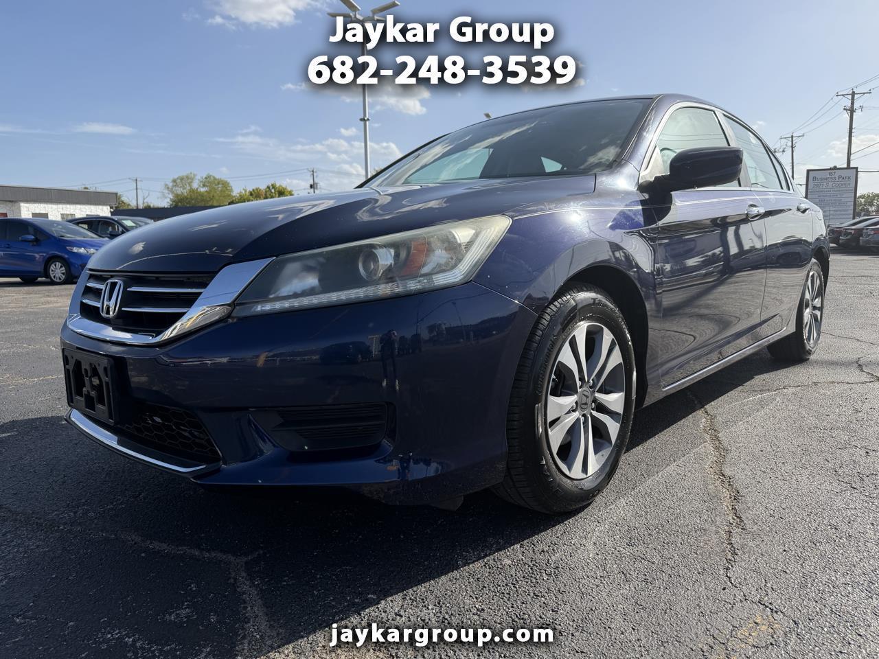 Blue 2015 Honda Accord Sedan Front-Wheel Drive Continuously Variable Transmission