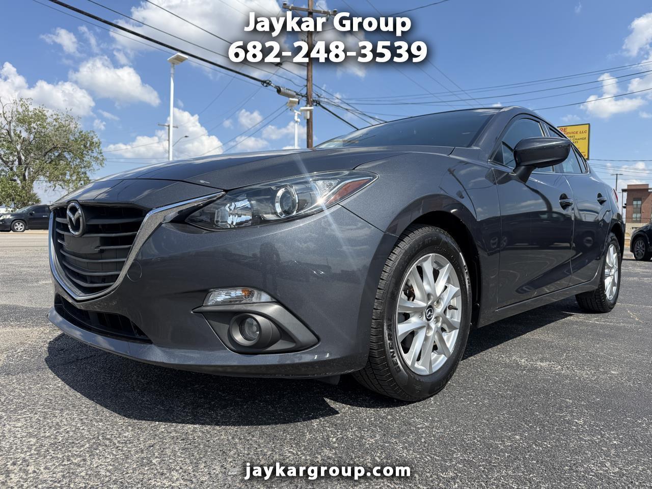 Gray 2015 Mazda MAZDA3 Sedan Front-Wheel Drive Automatic