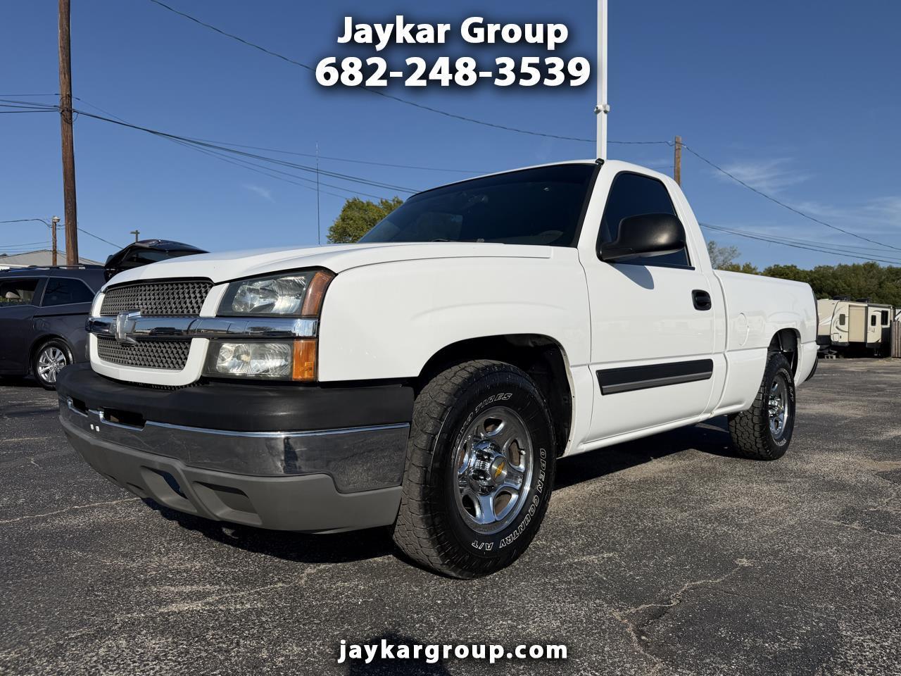 White 2003 Chevrolet Silverado 1500 Pickup Truck Rear-Wheel Drive Automatic