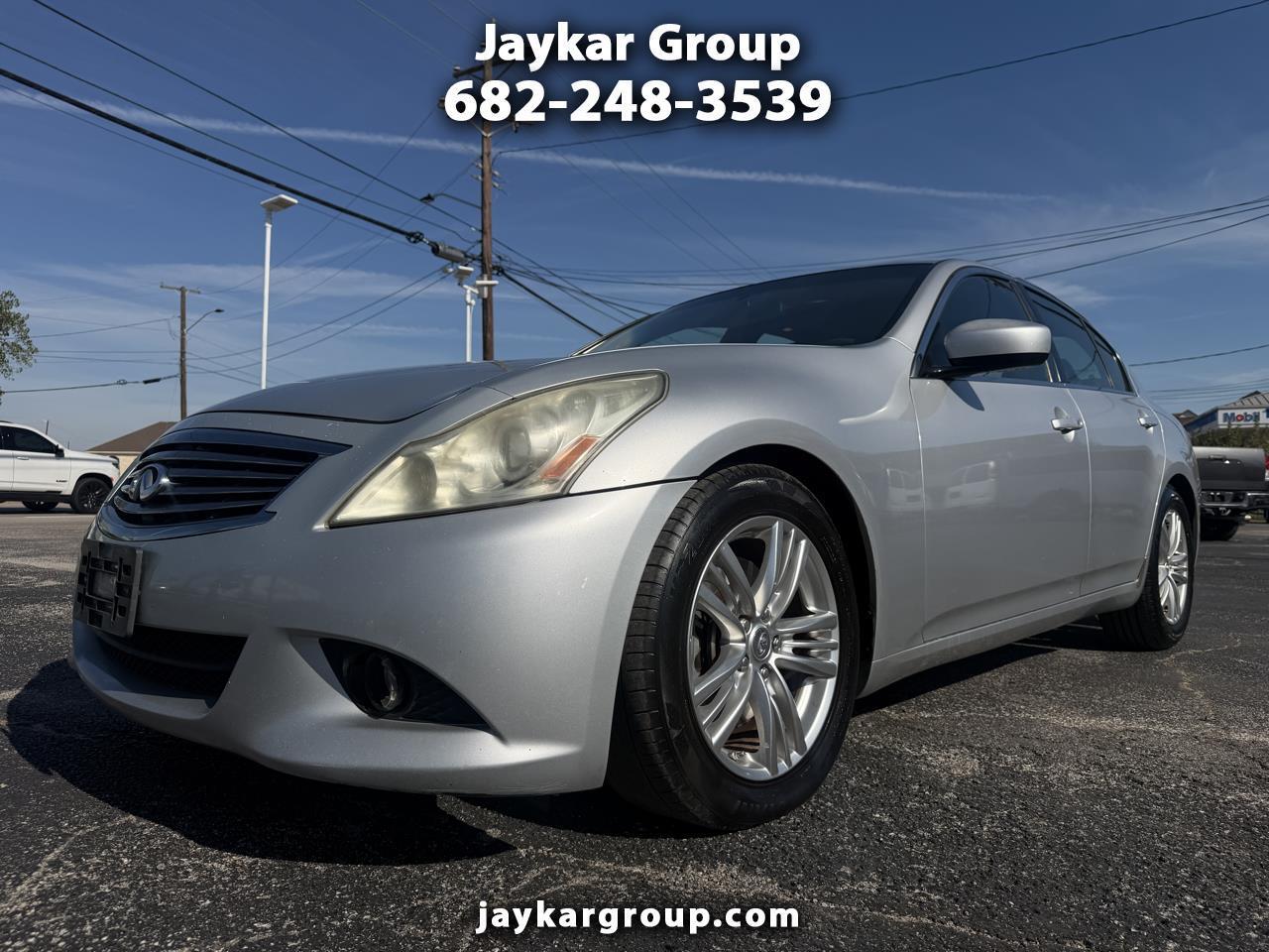 2012 Infiniti G Sedan 37 Journey