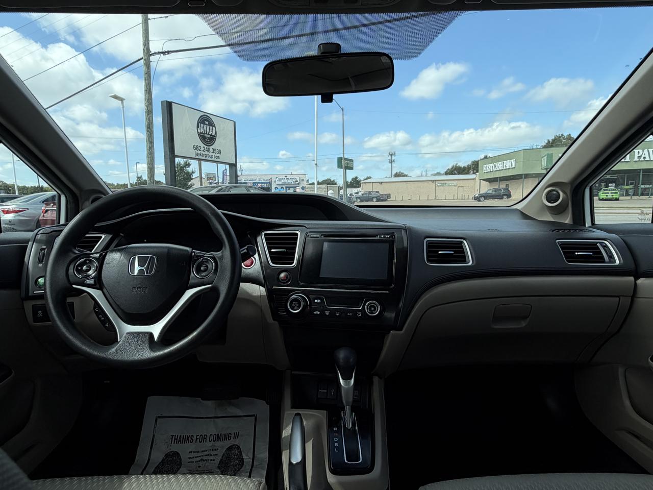 Honda Civic EX Sedan CVT 2014
