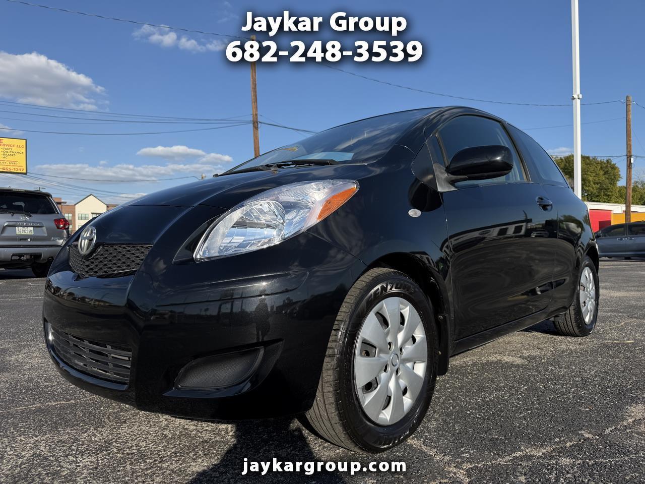 Black 2010 Toyota Yaris Hatchback Front-Wheel Drive Automatic