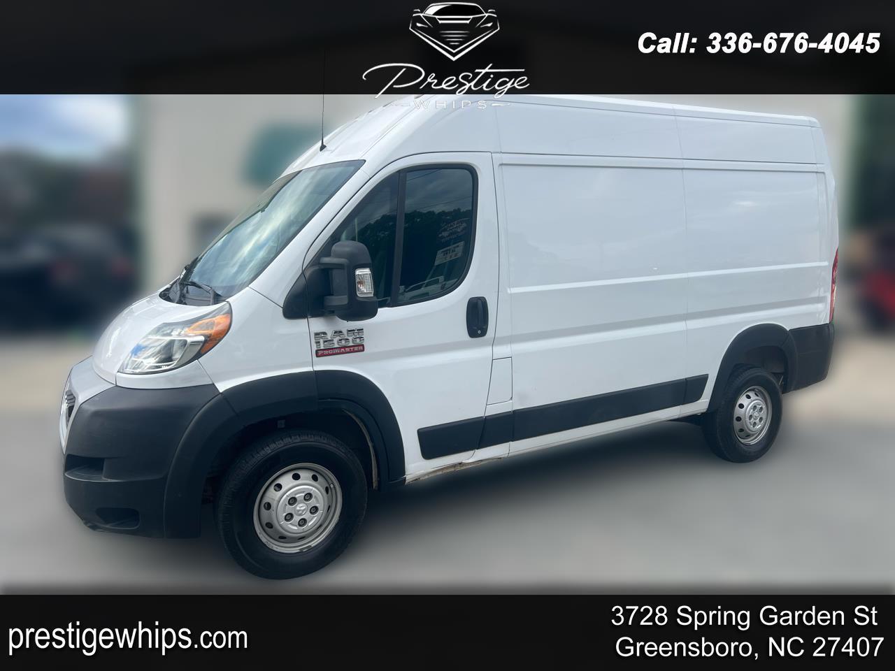 2019 RAM Promaster 1500 High Roof Tradesman 136-in. WB
