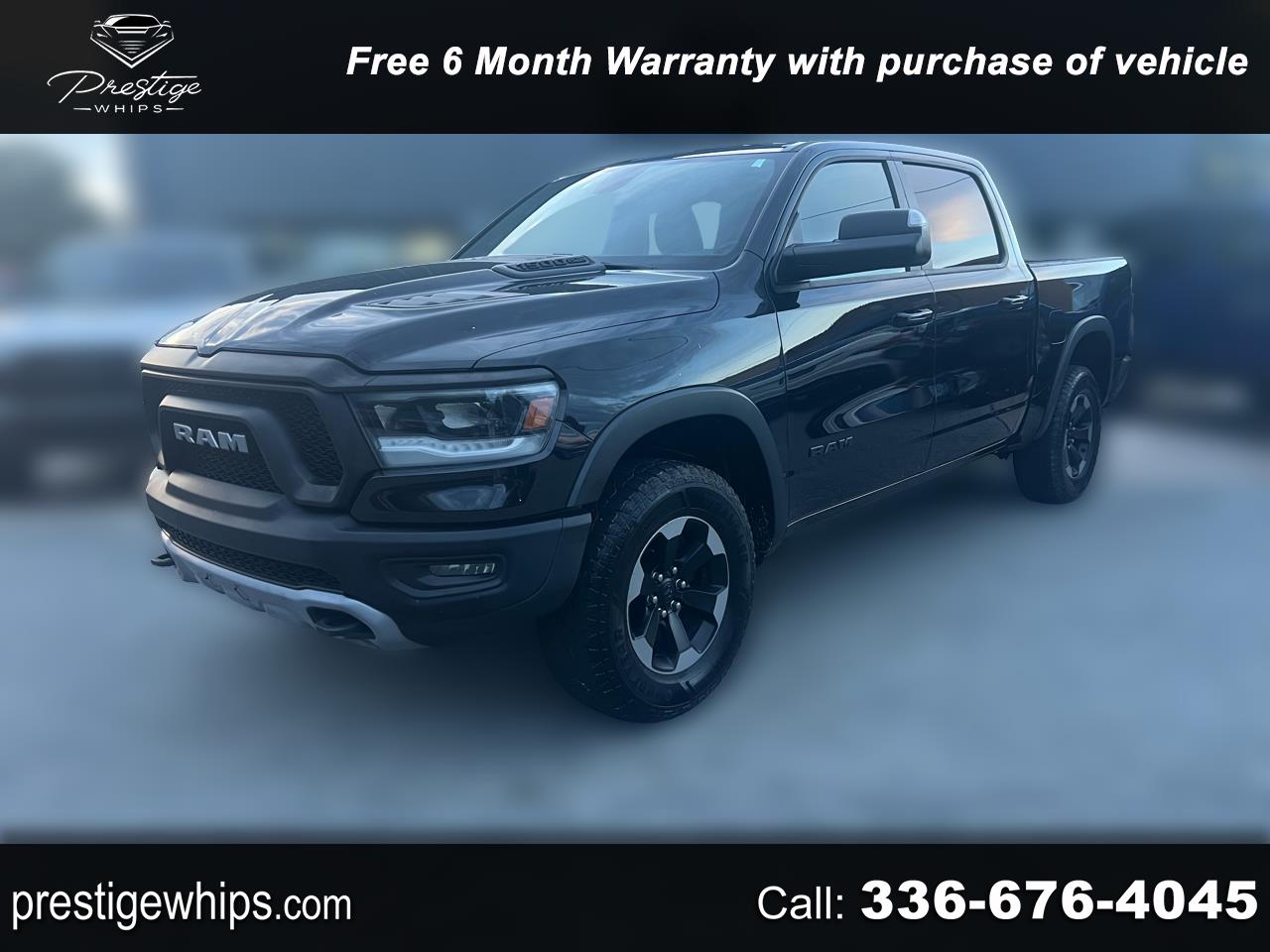 2019 RAM 1500 Rebel Crew Cab SB 4WD