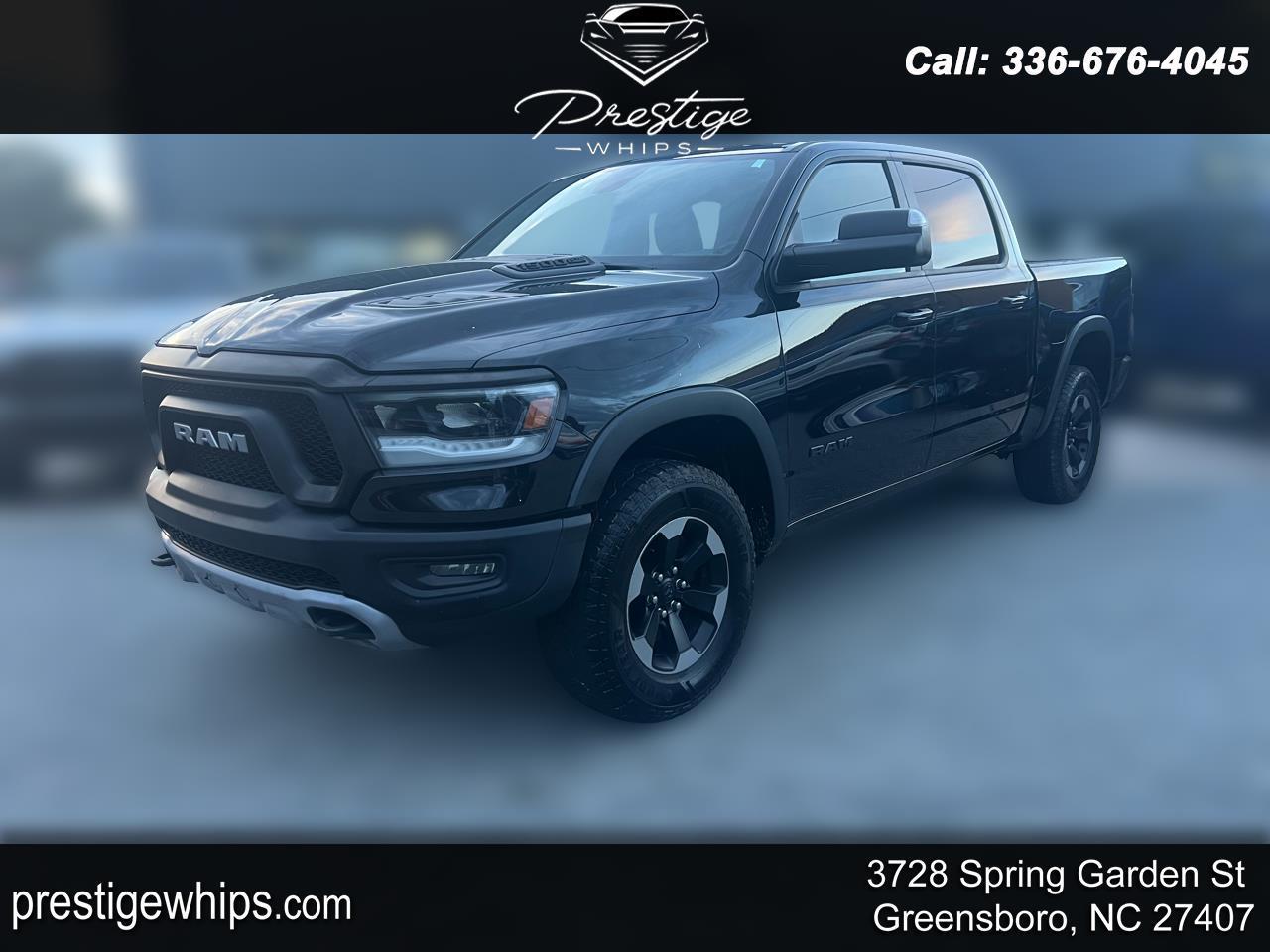 2019 RAM 1500 Rebel Crew Cab SB 4WD