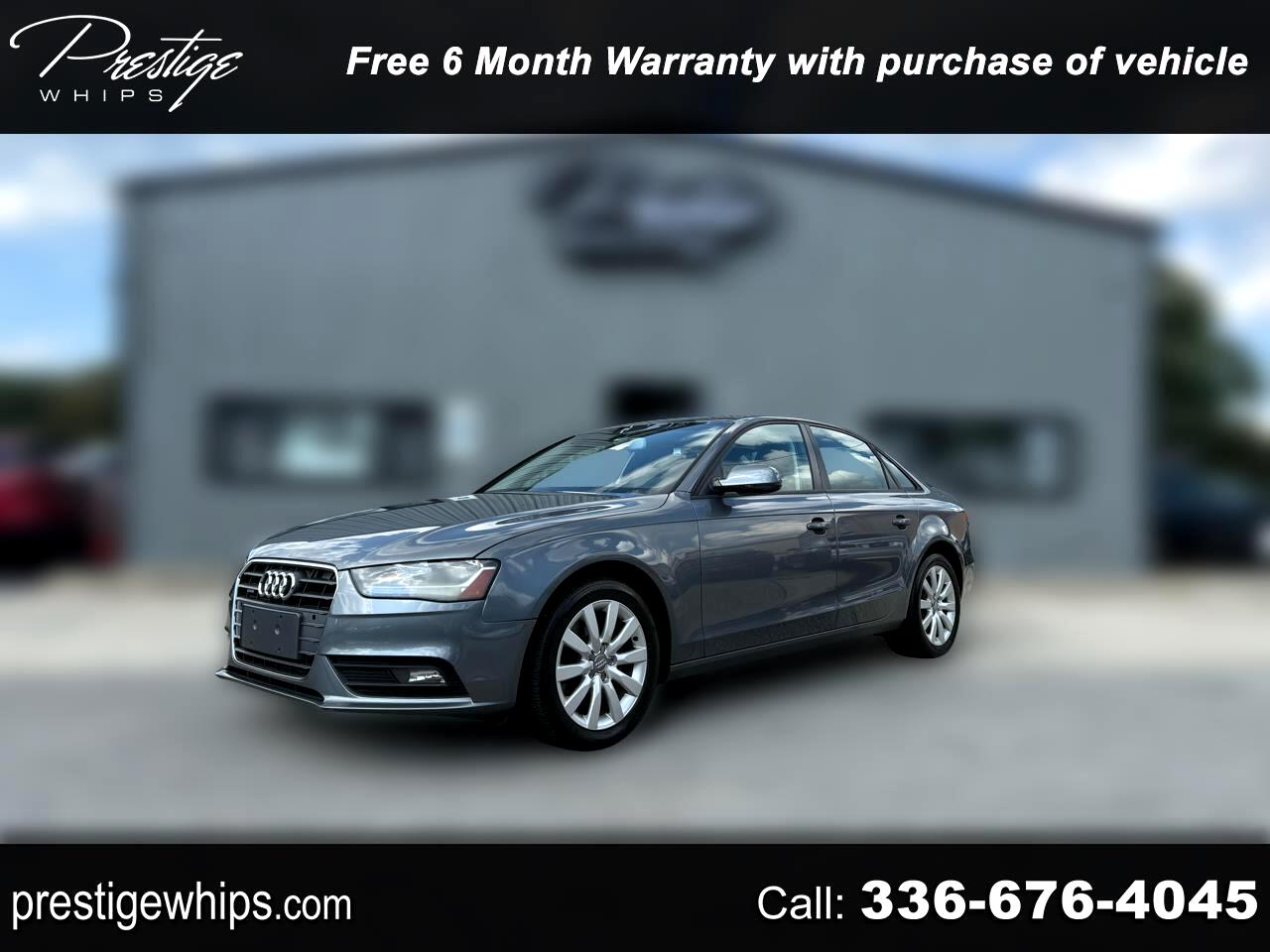 2014 Audi A4 2.0T Sedan quattro Tiptronic