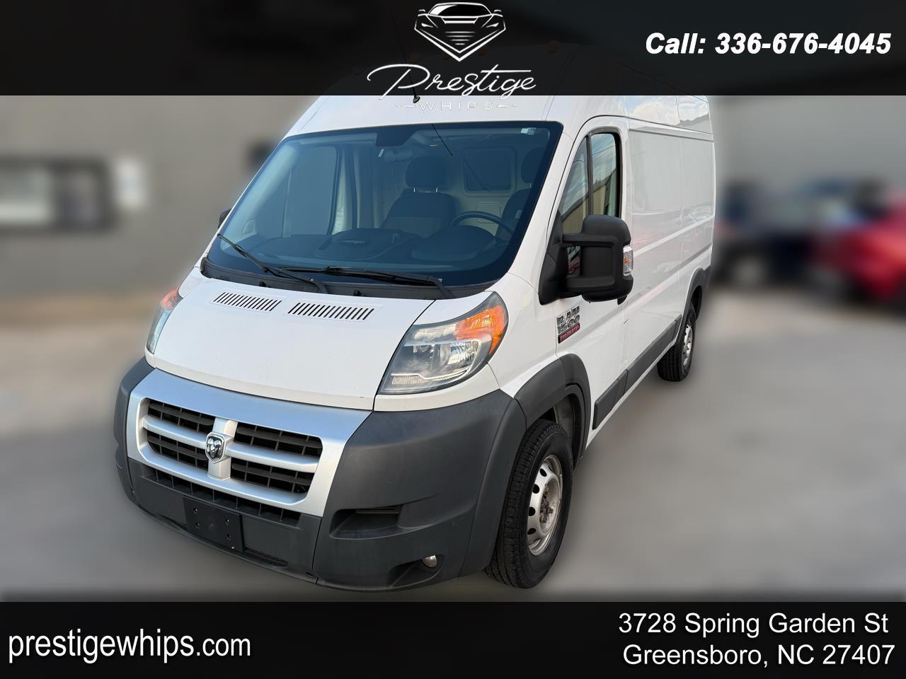2015 RAM Promaster 1500 High Roof Tradesman 136-in. WB