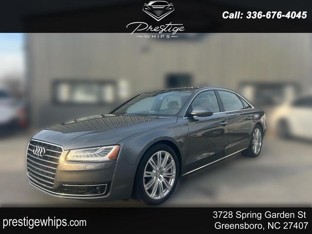 Gray 2016 Audi A8 L 3.0T quattro AWD Sedan All-Wheel Drive 8-Speed Automatic