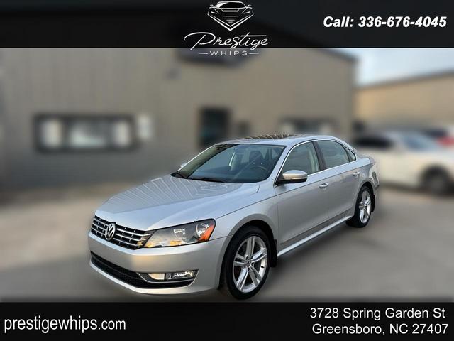 Silver 2014 Volkswagen Passat TDI SEL Premium Sedan Front-Wheel Drive