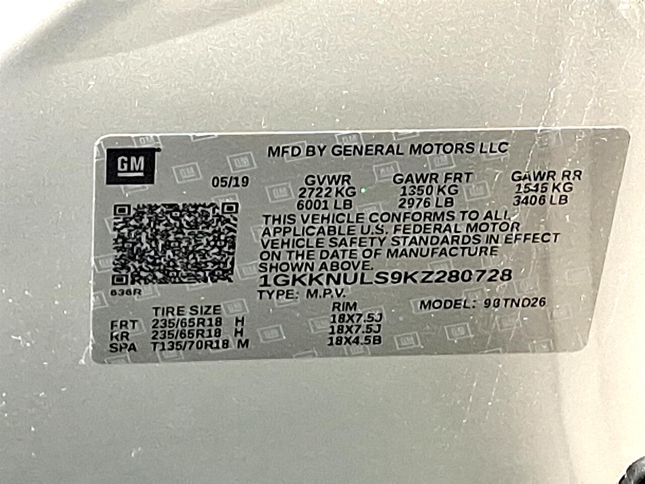 GMC Acadia SLT-1 AWD 2019