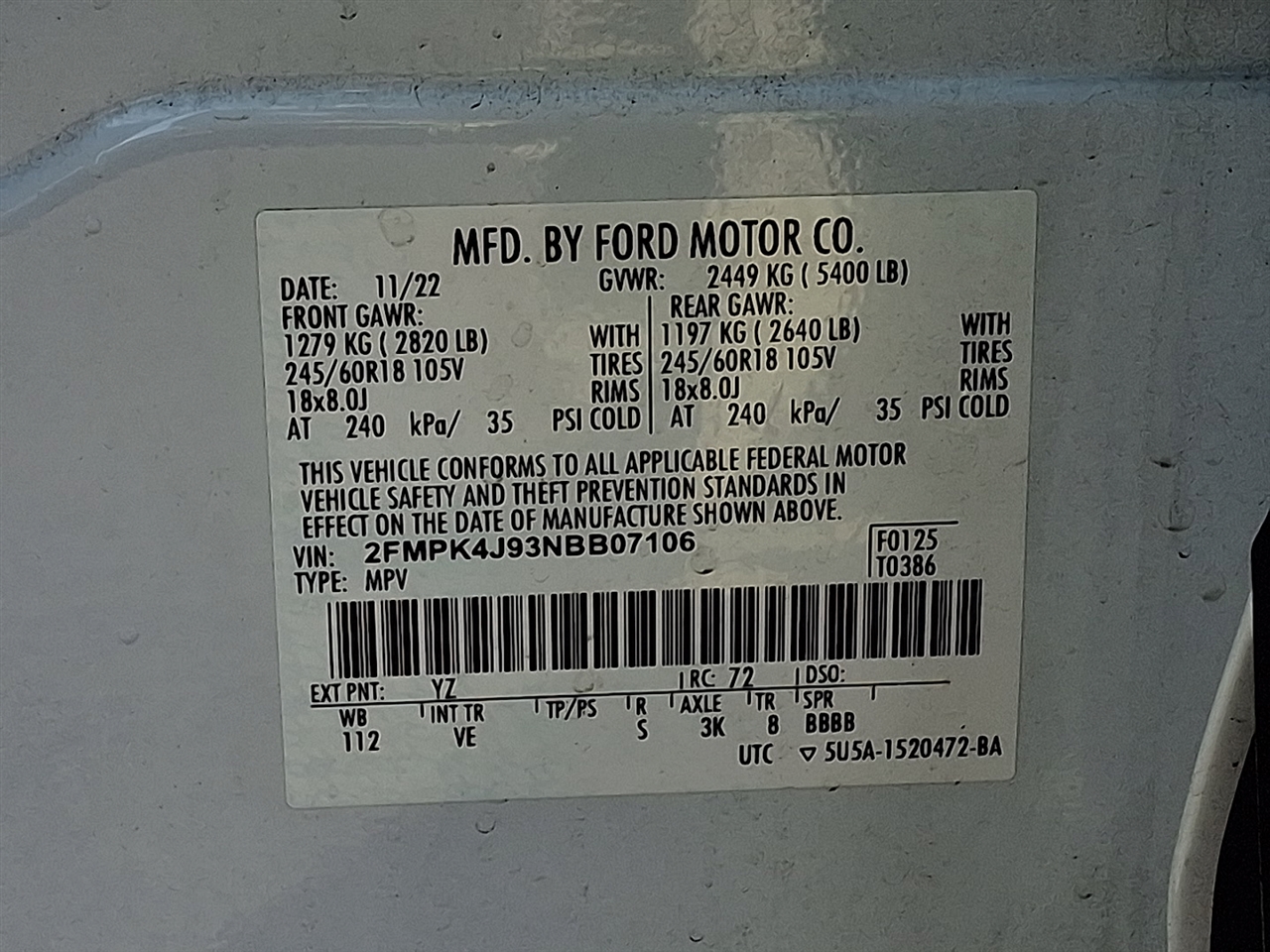 Ford Edge SEL AWD 2022