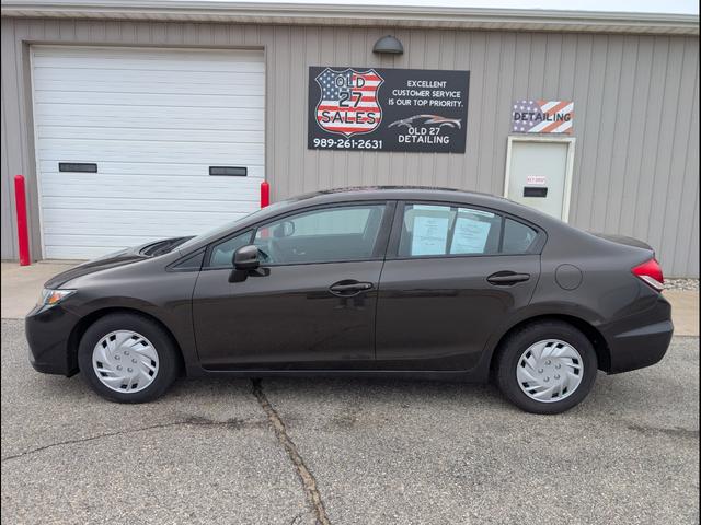 Brown 2013 Honda Civic LX Sedan Front-Wheel Drive Automatic