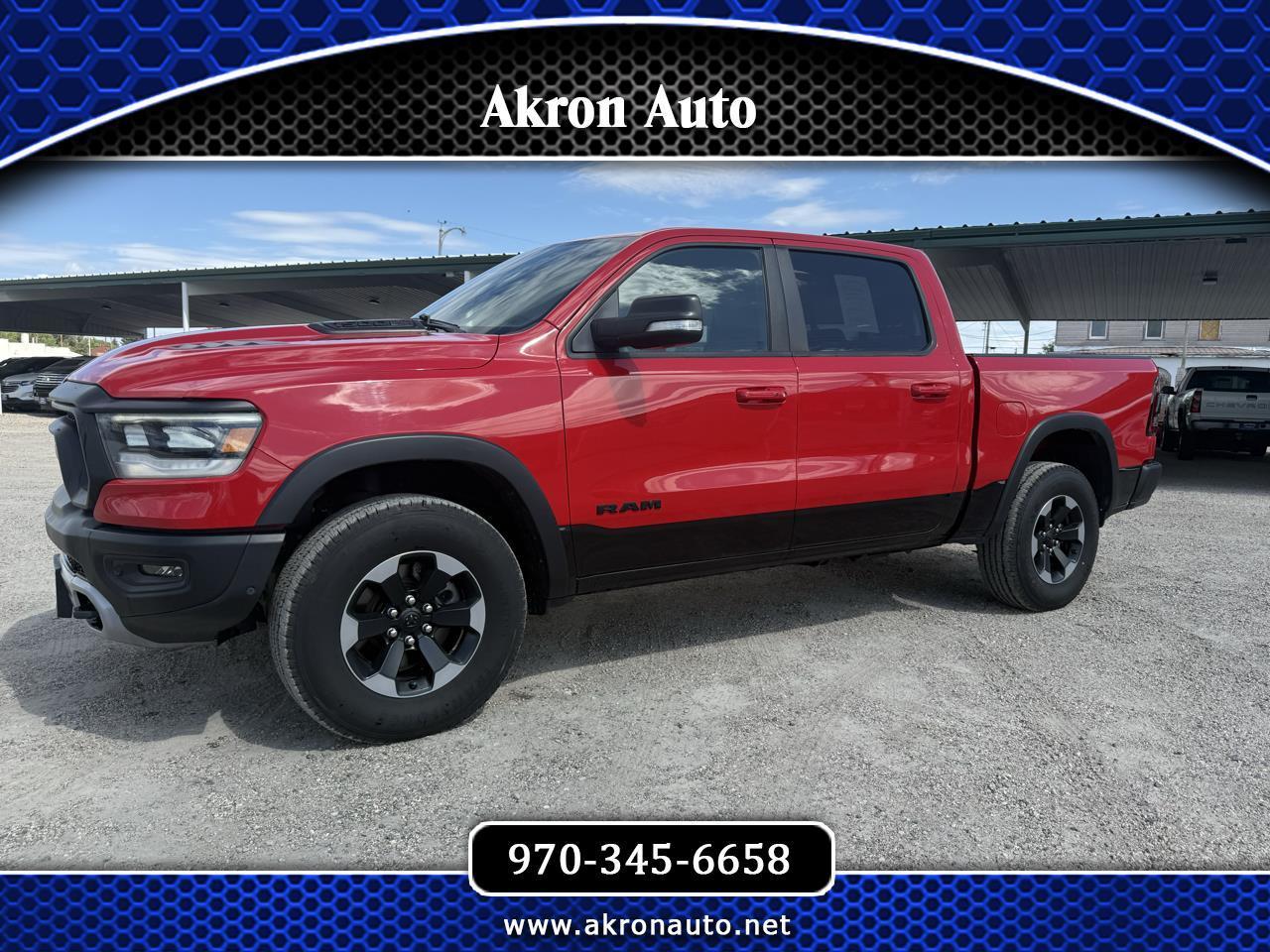 RAM 1500 Rebel 4x4 Crew Cab 5'7" Box 2019
