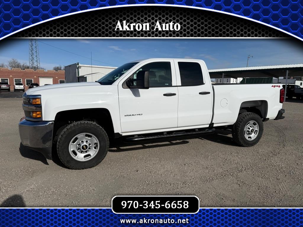 Chevrolet Silverado 2500HD Work Truck Double Cab Short Box 4WD 2018
