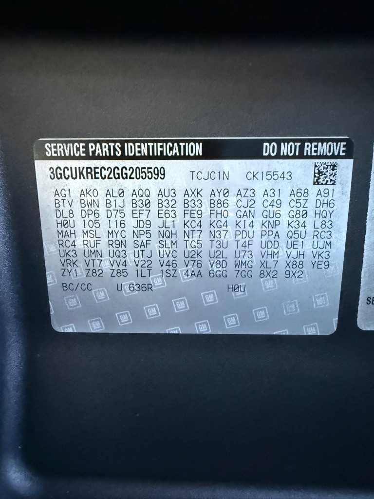 Chevrolet Silverado 1500 LT Crew Cab 4WD 2016